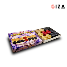 Load image into Gallery viewer, GIZA Tournament Quality Carrommen, Striker & Powder Combo (F4) Pack for Carrom Boards - 2 in 1 Set