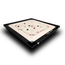 Load image into Gallery viewer, GIZA Family - Premium Carrom Boards for Home - with Coins, Striker & Powder (Black)