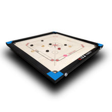 Load image into Gallery viewer, GIZA Family - Premium Carrom Boards for Home - with Coins, Striker & Powder (Blue)