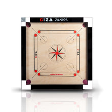 Load image into Gallery viewer, GIZA Junior - Premium Carrom Boards for Children - with Coins, Striker & Powder (White)