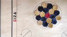 Load image into Gallery viewer, GIZA Tournament Quality Carrommen, Striker &amp; Powder Combo (F1) Pack for Carrom Boards - 3 in 1 Set
